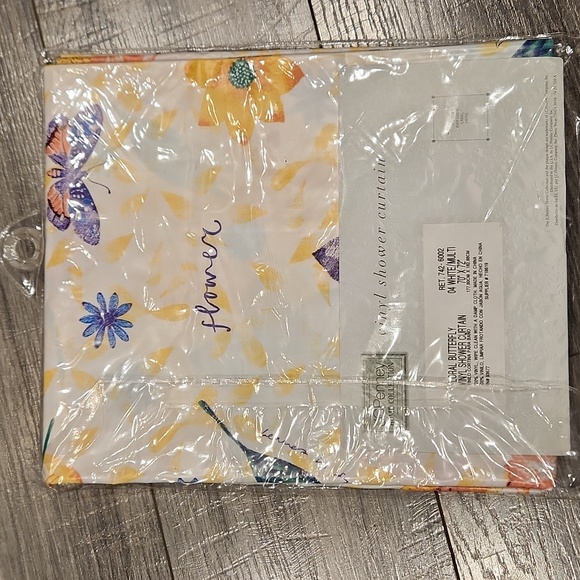 jcpenney Bath Nwt Jcpenny Home Collection Floral Butterfly 7 X 72